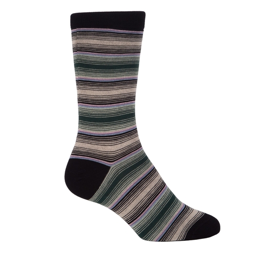 Holden Ombre Stripe Cotton Socks-new online-Fifth Avenue Menswear