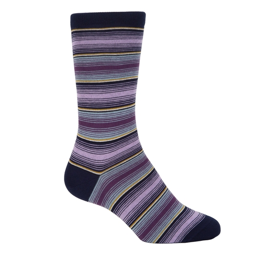 Holden Ombre Stripe Cotton Socks-new online-Fifth Avenue Menswear