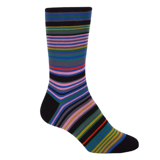 Hawkins Stripe Cotton Socks-new online-Fifth Avenue Menswear