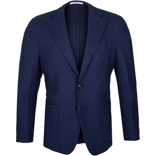Luxury Wool & Cotton Stretch Knit Blazer-new online-Fifth Avenue Menswear
