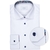 Contemporary Fit Luxury Cotton Twill Dress Shirt With Paisley Print Trim