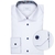 Slim Fit Luxury Cotton Twill Dress Shirt With Paisley Print Trim