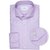 Slim Fit Luxury Cotton Twill Herringbone Dobby Dress Shirt