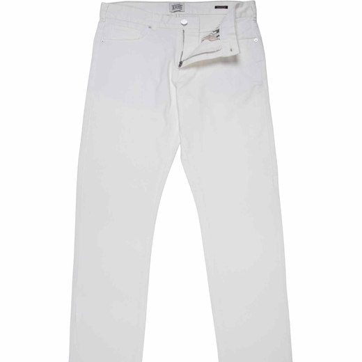 Ralston Off White Stretch Denim Jeans-new online-Fifth Avenue Menswear