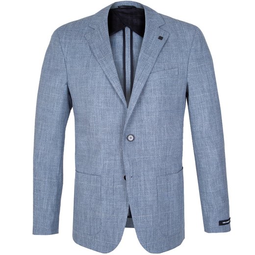 Smart Linen Blend Check Blazer-new online-Fifth Avenue Menswear