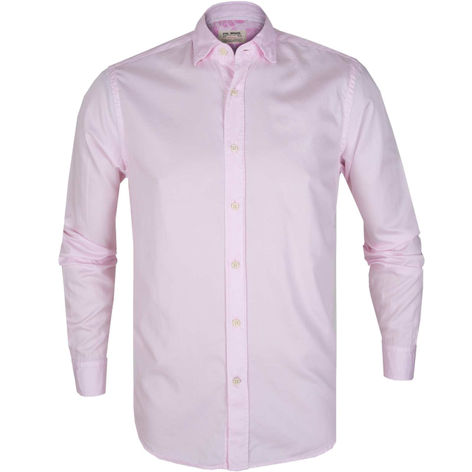 Treviso Reactive Garment Dyed Cotton Casual Shirt