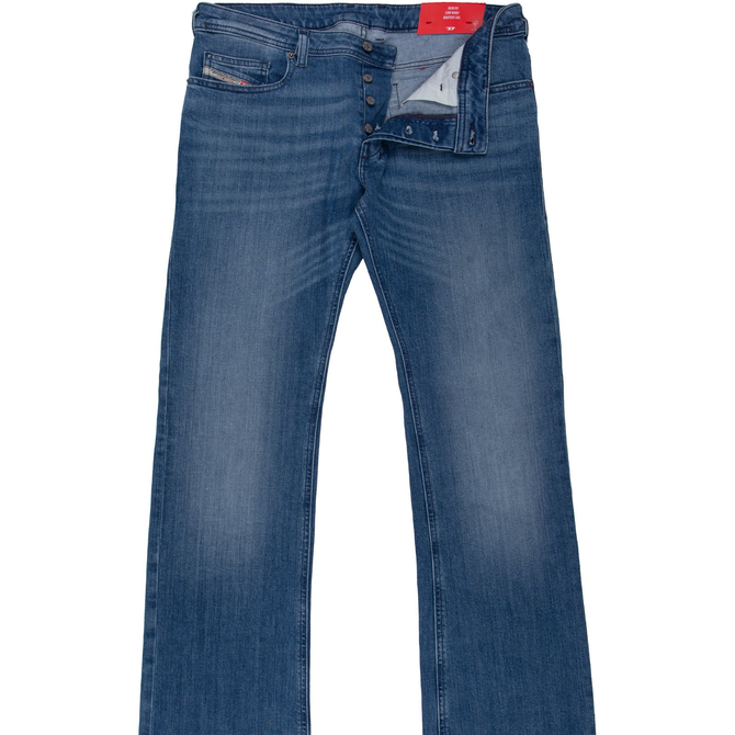Zatiny Slim Bootcut Light Aged Stretch Denim Jean
