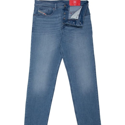 D-Finitive Taper Fit Light Aged Stretch Denim Jeans-new online-Fifth Avenue Menswear