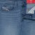 D-Finitive Taper Fit Light Aged Stretch Denim Jeans