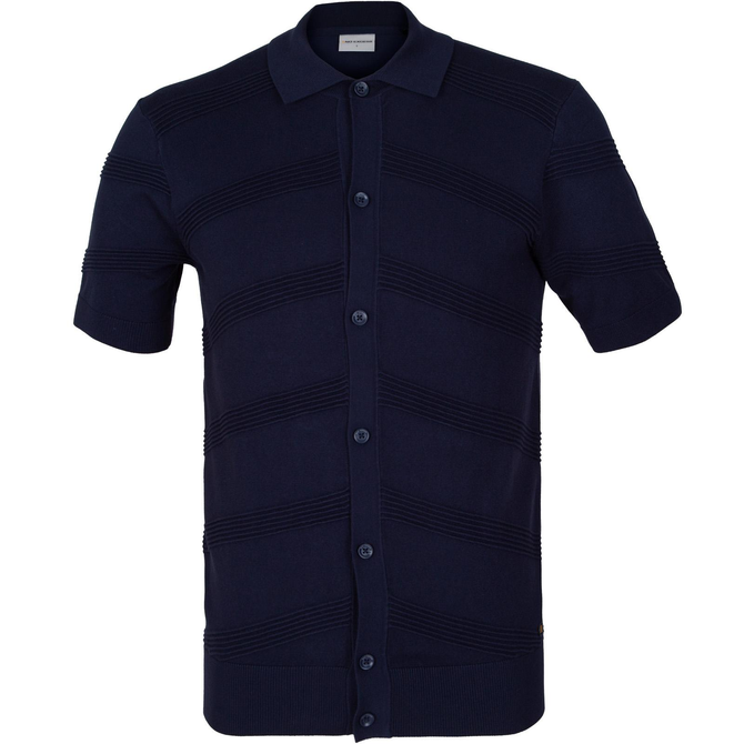 Short Sleeve Relief Knit Shirt