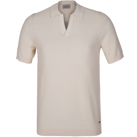 Kostas Knitted Rib V Polo-new online-Fifth Avenue Menswear
