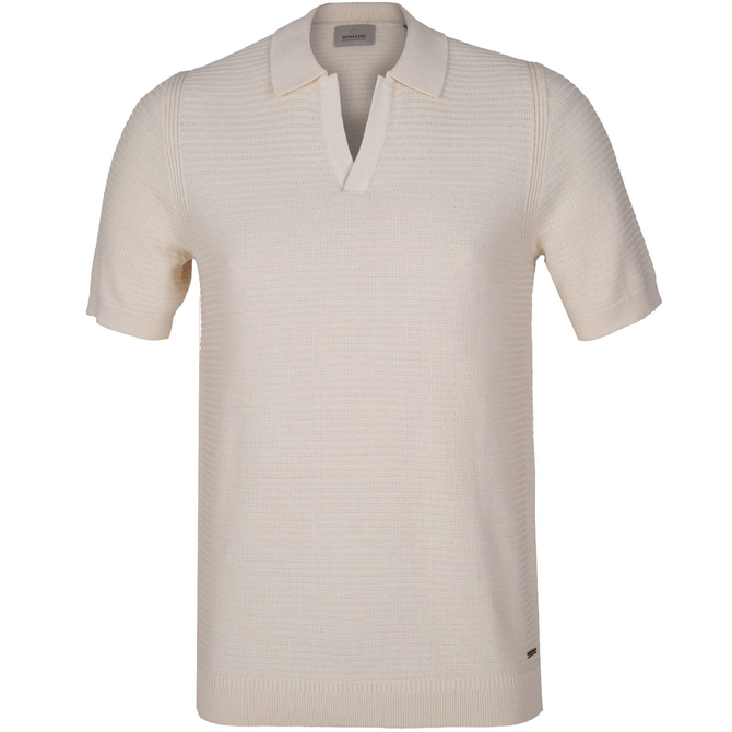 Kostas Knitted Rib V Polo