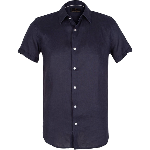 Brent Soft Washed Linen Short Sleeve Shirt-new online-Fifth Avenue Menswear