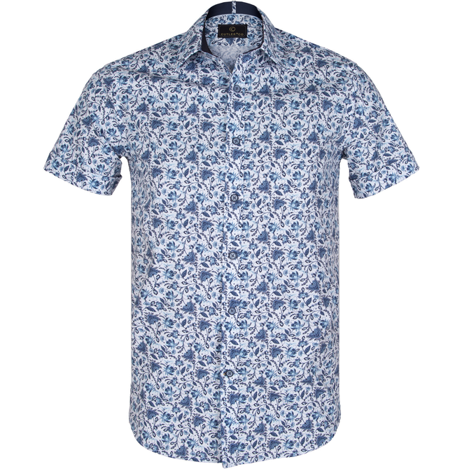 Brent Floral Print Short Sleeve Shirt