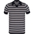 Constantine Stripe Knitted V Polo
