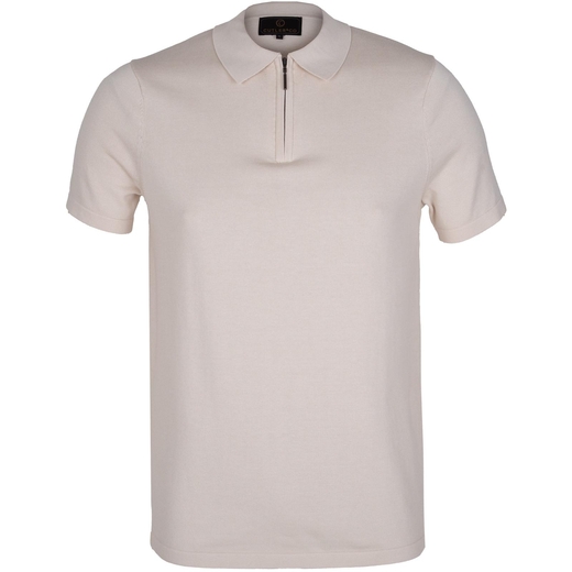 Franco Knitted Zip Polo-new online-Fifth Avenue Menswear