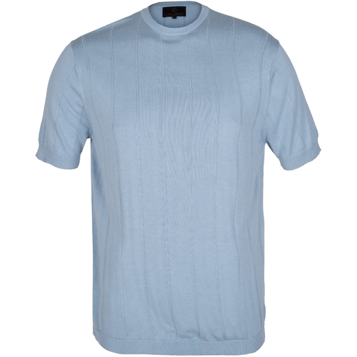 Luca Modal, Rayon & Silk Knit Short Sleeve T-shirt-new online-Fifth Avenue Menswear