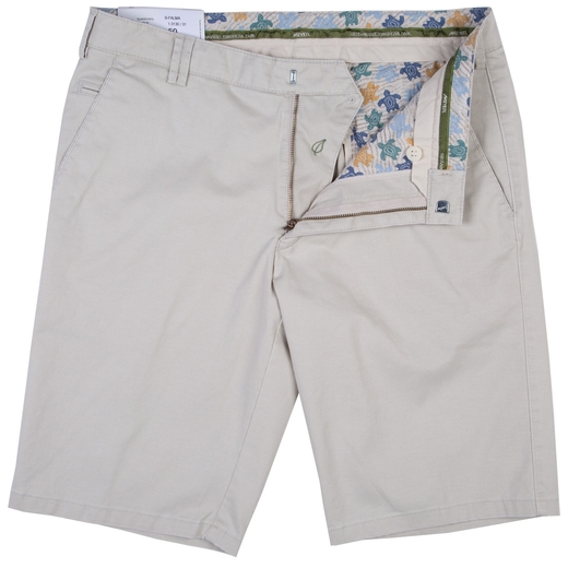 Palma Light Twill Stretch Cotton Shorts-back in stock-Fifth Avenue Menswear