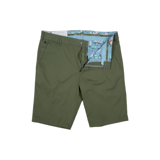 Palma Light Twill Stretch Cotton Shorts-back in stock-Fifth Avenue Menswear
