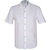 Short Sleeve Vertical Jacquard Stripe Casual Shirt