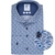 Luxury Cotton Geometric Tiles Print Dress Shirt