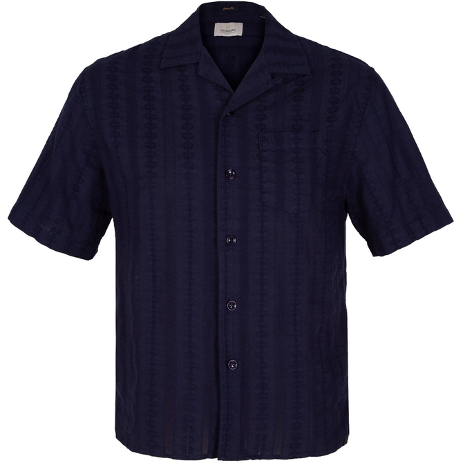 Sirius Short Sleeve Jacquard Weave Resort Shirt