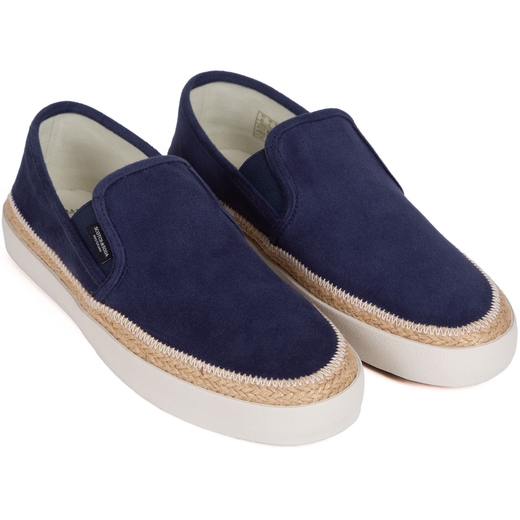 Izomi Brushed Cotton Slip-on Sneaker-new online-Fifth Avenue Menswear