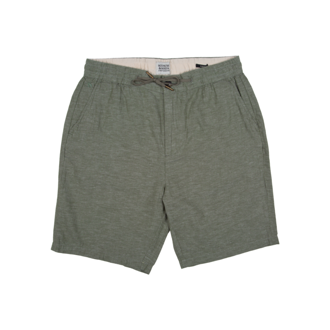Fave Drawstring Linen Blend Shorts