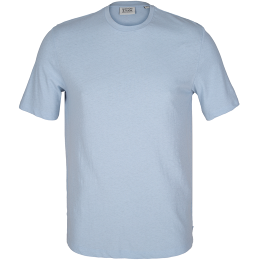 Regular Fit Cotton & Linen Blend T-Shirt-new online-Fifth Avenue Menswear