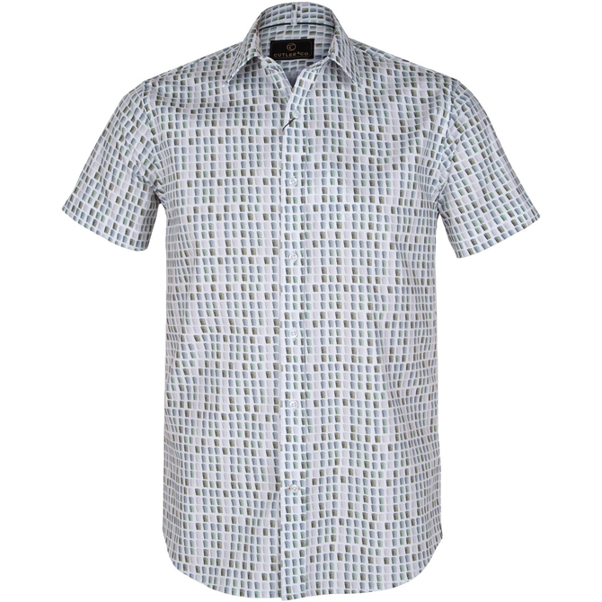 Brody Geometric Print Short Sleeve Shirt