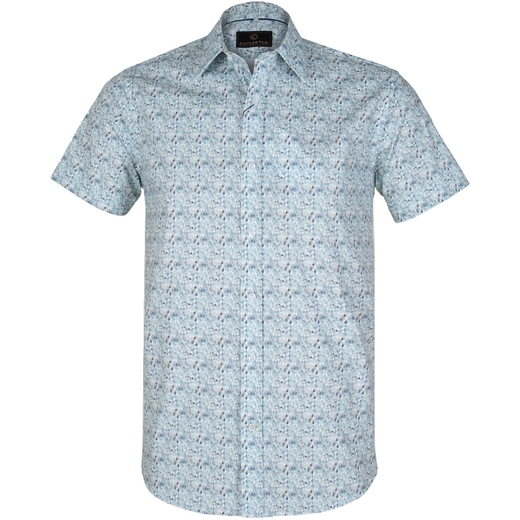 Brody Abstract Geometric Print Short Sleeve Shirt-new online-Fifth Avenue Menswear