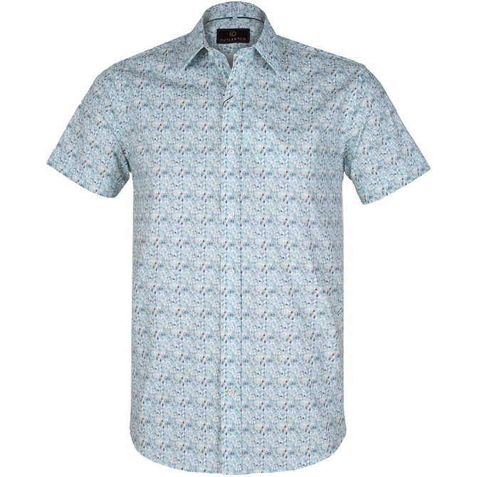 Brody Abstract Geometric Print Short Sleeve Shirt
