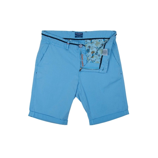 Bright Peached Twill Stretch Cotton Shorts-new online-Fifth Avenue Menswear