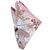 Birds & Floral Print Silk Pocket Square