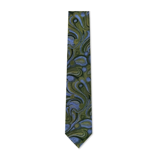 Limited Edition Cannes Abstract Pattern Silk Tie-accessories-Fifth Avenue Menswear