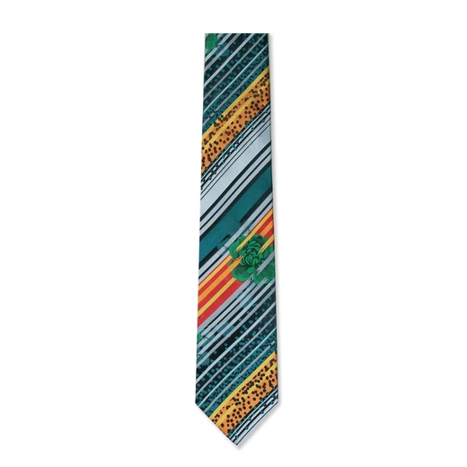 Limited Edition Arezzo Vintage Stripe Silk Tie-accessories-Fifth Avenue Menswear