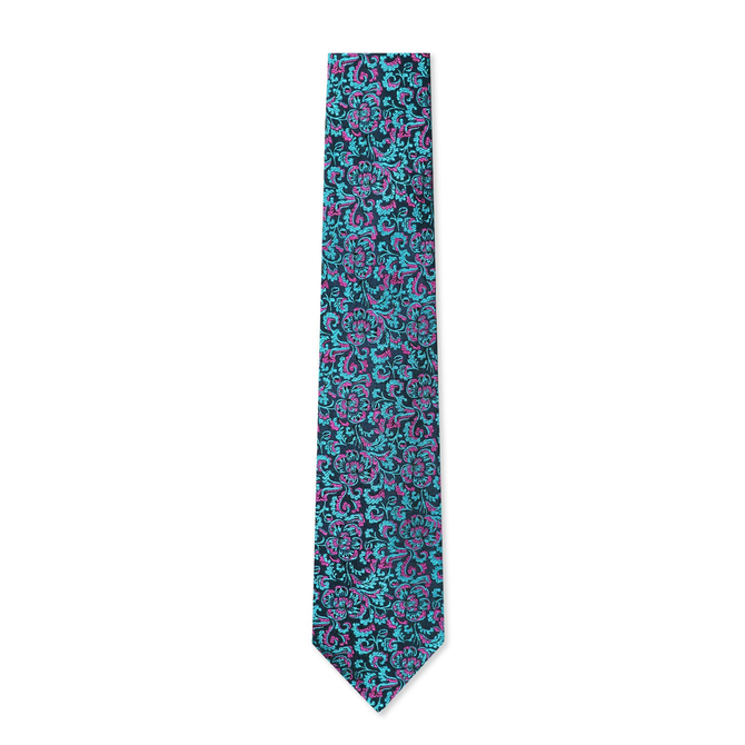 Limited Edition Basel Two-tone Paisley Silk Tie