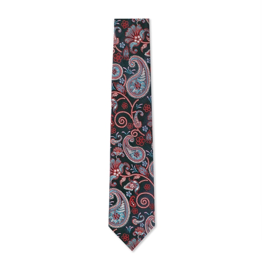 Limited Edition Essen Paisley Silk Tie-accessories-Fifth Avenue Menswear