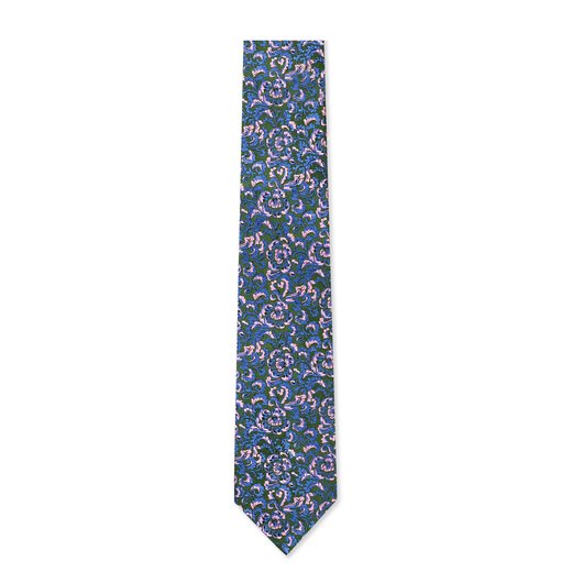 Limited Edition Basel Two-tone Paisley Silk Tie-accessories-Fifth Avenue Menswear