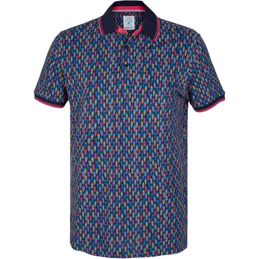 Boat Print Pique Polo-new online-Fifth Avenue Menswear