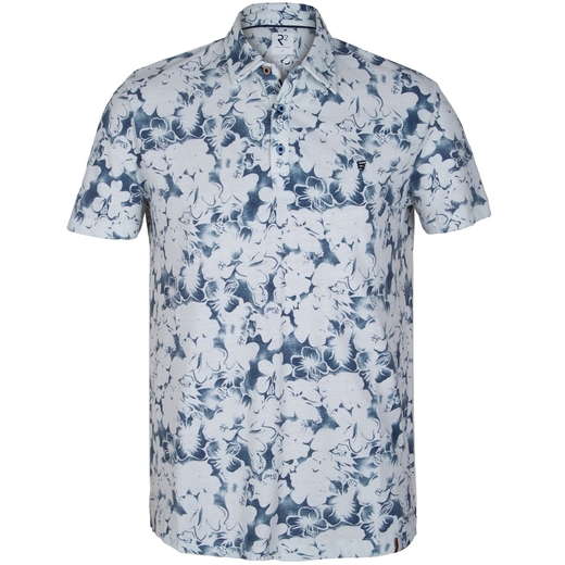 Floral Print Fine Pique Polo-new online-Fifth Avenue Menswear