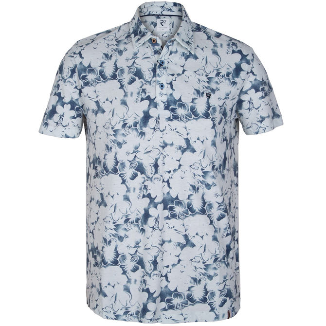 Floral Print Fine Pique Polo