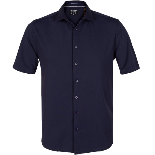 Stretch Jersey Knit Short Sleeve Shirt-new online-Fifth Avenue Menswear