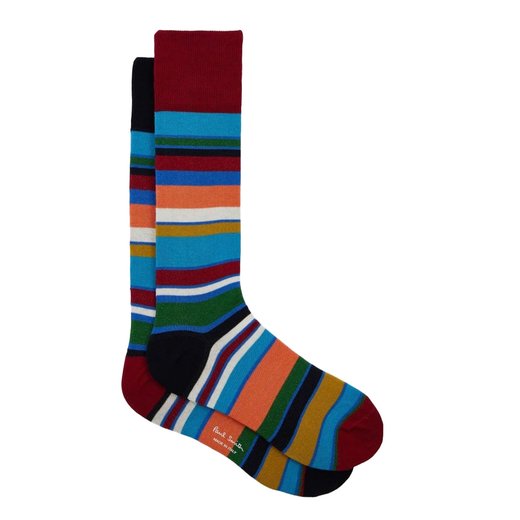 Joao "Odd" Stripe Cotton Socks-new online-Fifth Avenue Menswear