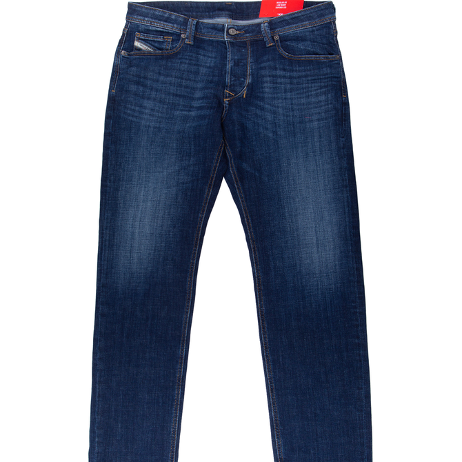 Larkee-Beex Regular Tapered Fit Mid Aged Stretch Denim Jeans