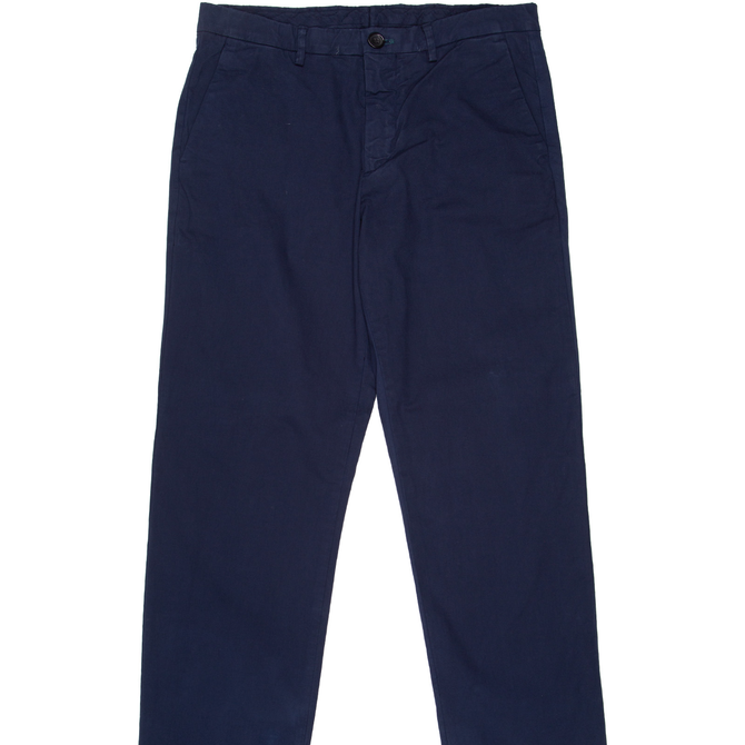 Mid Fit Organic Stretch Cotton Chino With Zebra Logo