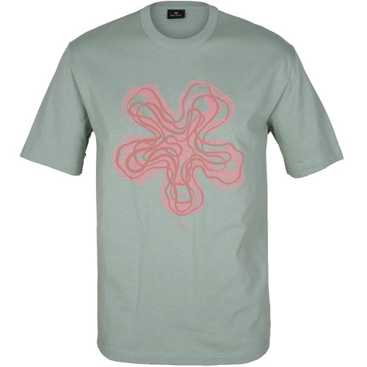 Loose Fit Yukka Print T-shirt-new online-Fifth Avenue Menswear