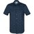 Tailored Fit Small Leaf Print Short Sleeve Shirt