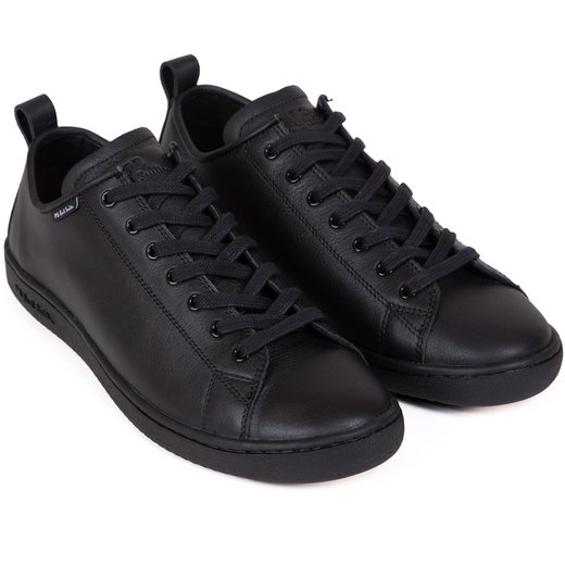 Miyata Black Sole Leather Sneakers-new online-Fifth Avenue Menswear