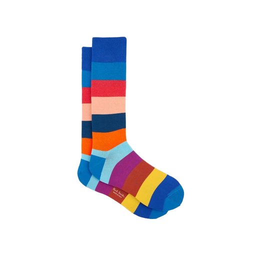 Jonathan Stripe Cotton Socks-new online-Fifth Avenue Menswear